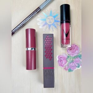 🌸 2/$25 Lip Makeup Beauty Lot Clinique Burt's Bees Lipstick Liner